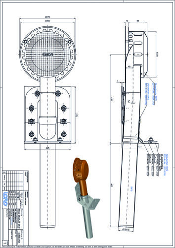 LORO-Drainlet® Attika Notablauf
