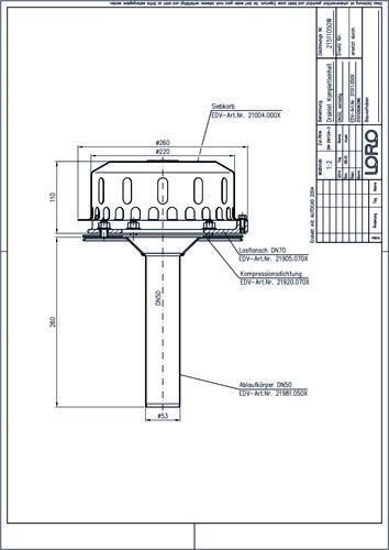LORO-DRAINLET® DL Flachdachabläufe Serie 84