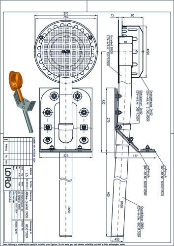 LORO-Drainlet® Attika Notablauf