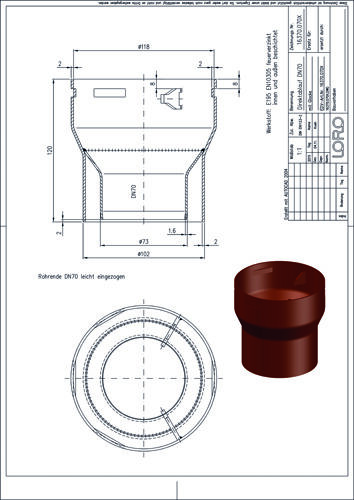 LORO-X Balkondirektablauf