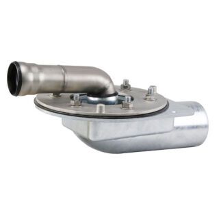 LX ATTIKAABLAUF M.UMLEKUNGSBOGEN HPT. SEITL.DN 100