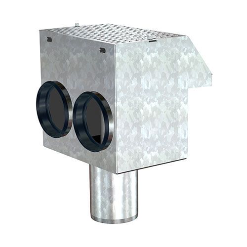 LORO-X Doppelrohr Sammeltopf