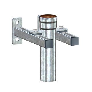 LX-FALLROHRSTÜTZE M.BEFESTIGUNGSKONSOLE 320 MM,U.SCHALLENTKOPPLUNG DN 70