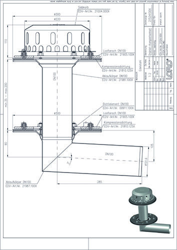 LORO-DRAINLET® DL Flachdachabläufe Serie 84