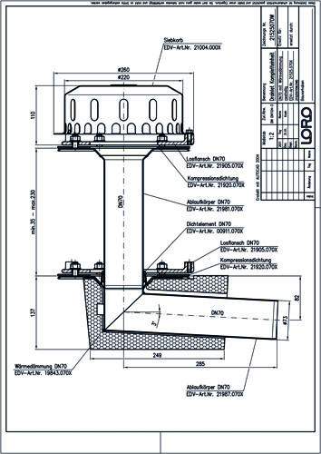 LORO-DRAINLET® DL Flachdachabläufe Serie 84