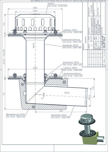 LORO-DRAINLET® DL Flachdachabläufe Serie 84
