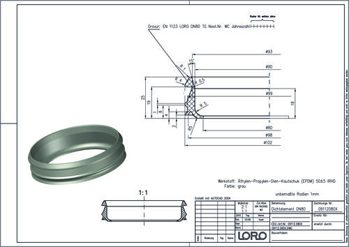 LORO-X Dichtelement