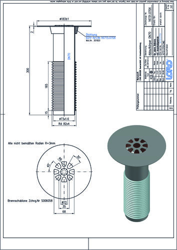 LORO-X VERSAL® Ablaufkörper