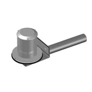 LORO-ATTIKA-NOT-ABL.FREISP.F.UMKEHRD.M.K LEMMFL.F.PVC SIEBH.210MM, DN 100