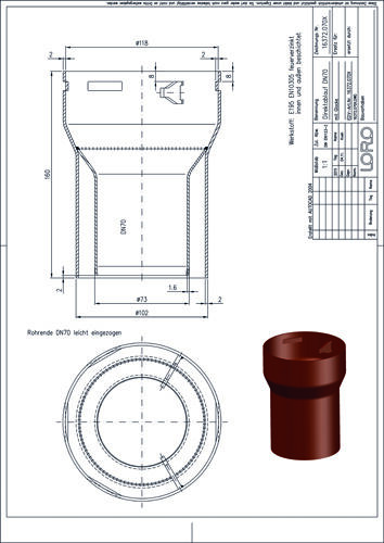 LORO-X Balkondirektablauf