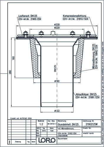 LORO-DRAINLET® Grundeinheit