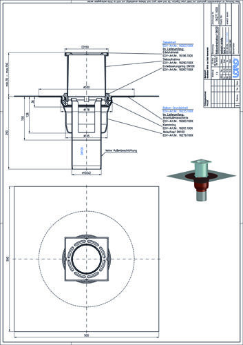 LORO-X Balkondirektablauf