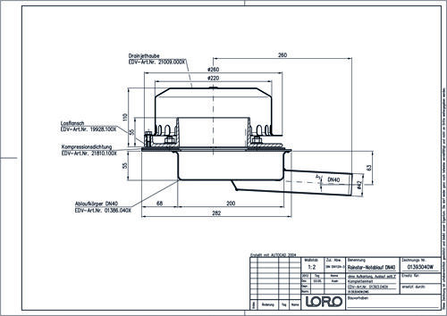 LORO-Rainstar 88 Attikaablauf/-Notablauf LORO-Rainstar 88 Attikaablauf/-Notablauf