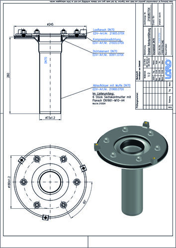 LORO-DRAINLET® Grundeinheit