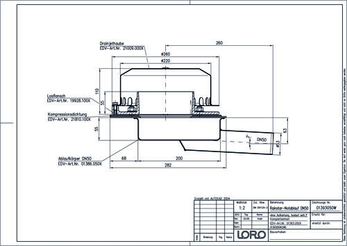 LORO-Rainstar 88 Attikaablauf/-Notablauf LORO-Rainstar 88 Attikaablauf/-Notablauf