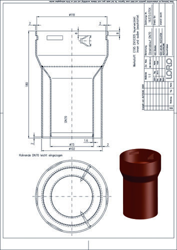 LORO-X Balkondirektablauf