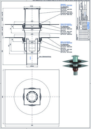 LORO-X Balkondirektablauf