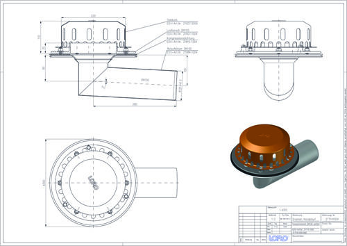 LORO-DRAINLET® DL Flachdachabläufe Serie 84