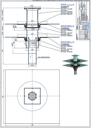 LORO-X Balkondirektablauf