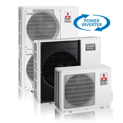 Ecodan Luft/Wasser Wärmepumpe, Außengerät mit Power Inverter