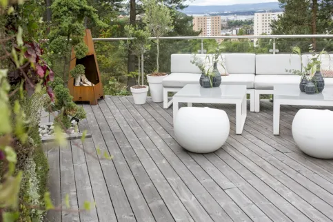 Villa mit Pool und 5 Terrassen, Oslo, Norwegen; Foto: © Kathrine Sørgård