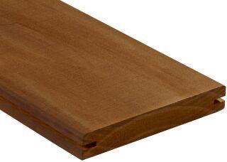 Kebony Clear RAP 22×142 mm Terrassendiele glatt, Seiten genutet, Kanten gerundet #2131