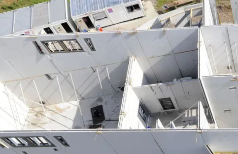 Montierte Doppelwände