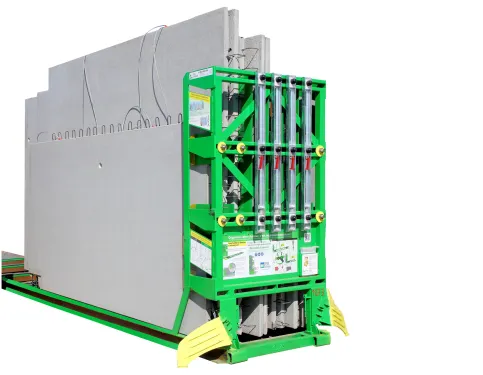 Vorgefertige Wandelemente der Fehr-Doppelwand