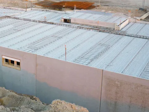 Verlegung der Fehr-Elementdecke