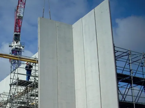 Montage der Fehr-Doppelwand