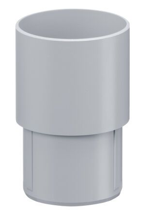 81134 BB DN 50 Rohrmuffe zum Stecken DN 50 BB grau PVC-U