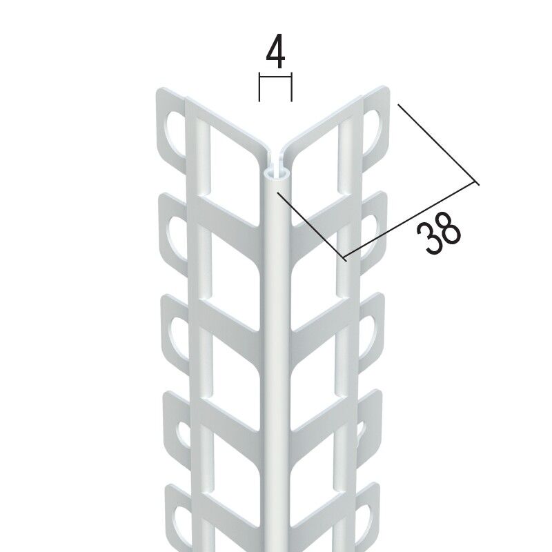 Protektorwerk Kantenprofil Innen- und Außenputz, runder Kopf