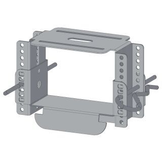 58310 C3-C5 Justierbarer Direktabhänger für CD 60-27 C3-C5 hoch 59 - 108 mm Stahl, verzinkt mit Beschichtung