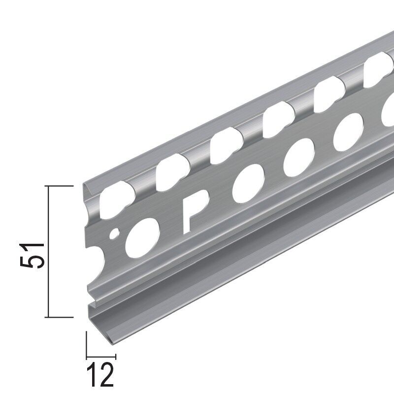 Protektorwerk Sockelprofil Innen- und Außenputz