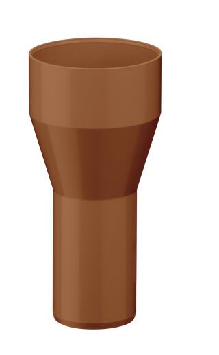 83221 BD DN 100/75 Reduzierstück DN 100 / DN 75 BD braun PVC-U