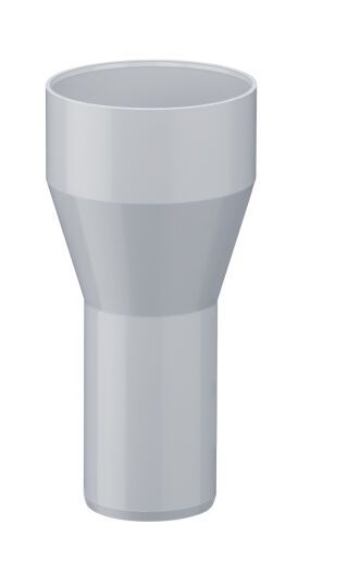 81711 BB DN 85/75 Reduzierstück DN 85 / DN 75 BB grau PVC-U