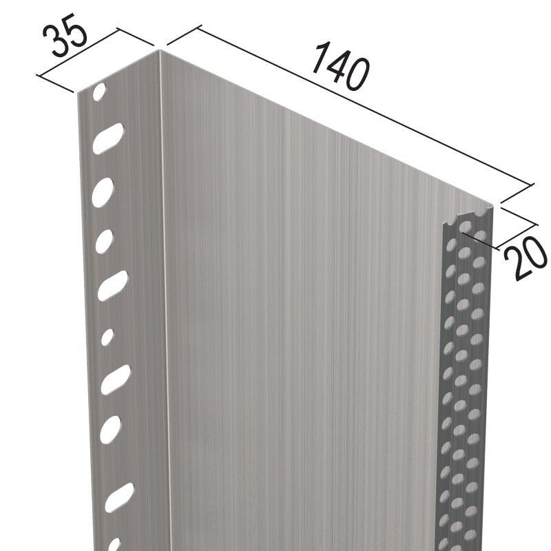 Protektorwerk Abschlussprofil, WDV-Systeme, Alu