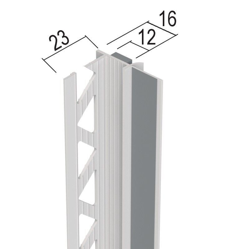 Protektorwerk Anputzdichtleiste mit Schutzlippe für Innen- und Außenputz