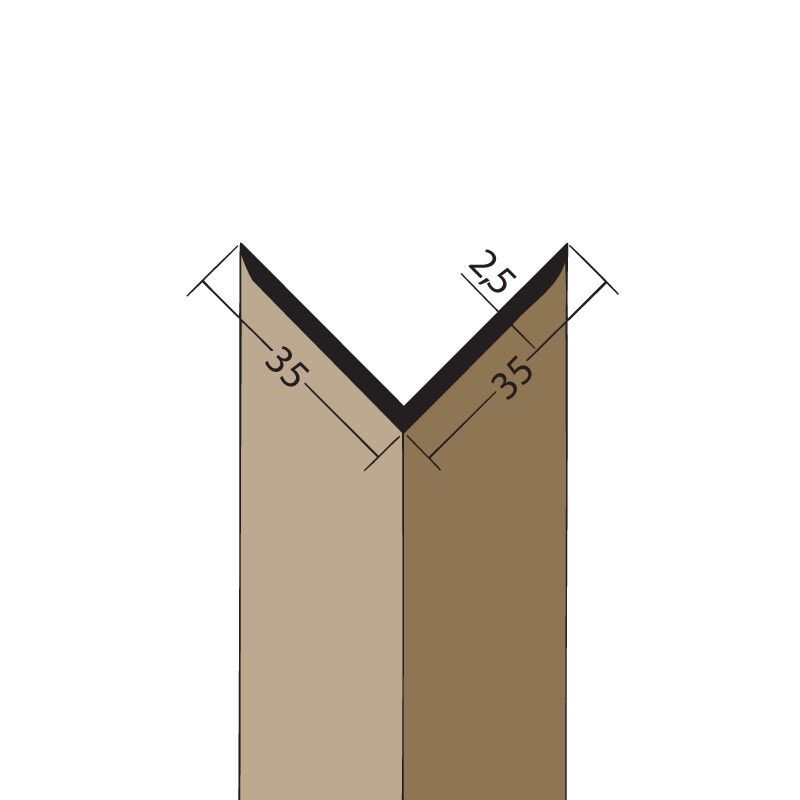 Protektorwerk Winkelprofil PVC