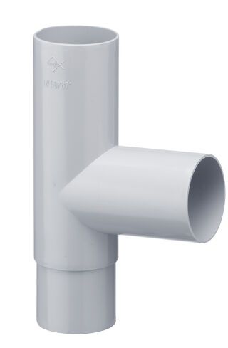 81890 BB DN 50/50 87° Rohrabzweiger 87° DN 50 / DN 50 / 87° BB grau PVC-U