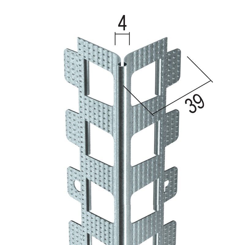 Protektorwerk Kantenprofil Innenputz, runder Kopf