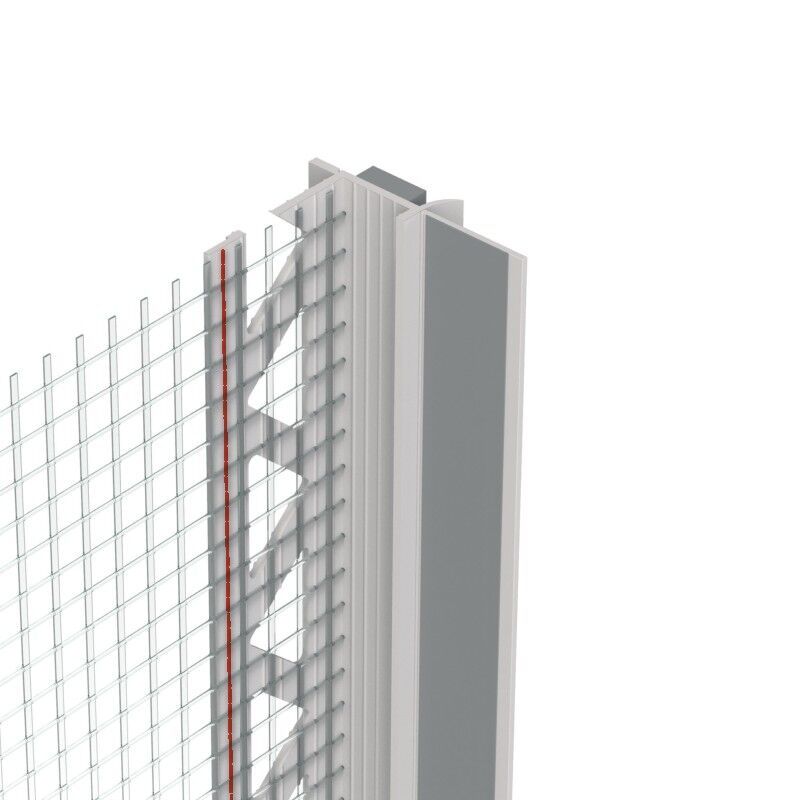 Protektorwerk Anputzdichtleiste mit Schutzlippe, Gewebe für WDV-Systeme