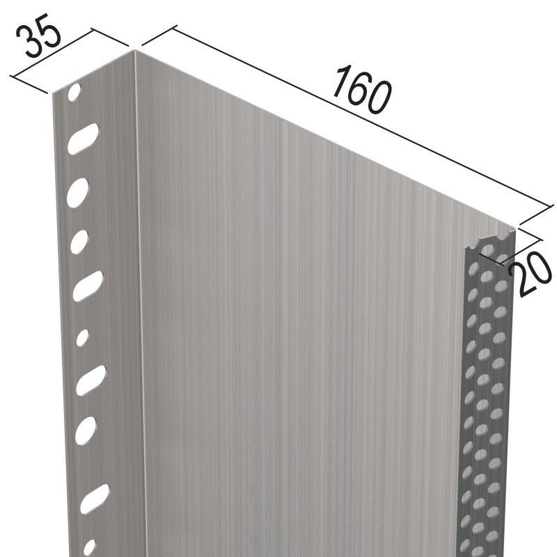 Protektorwerk Abschlussprofil, WDV-Systeme, Alu