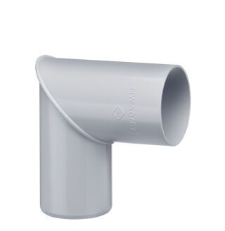81901 BB DN 50/87° Rohrbogen 87° DN 50 BB grau PVC-U
