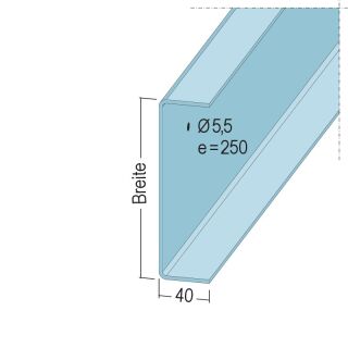 04525 400,0 U-Trägerprofil 247-40-20 S320 GD + ZM