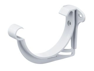 84209 BA NW 125 Stirnbrett-Rinnenhalter NW 125 BA weiß PVC-U