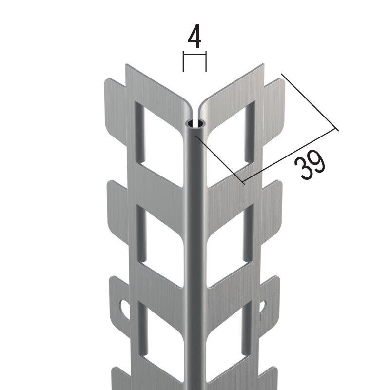 Protektorwerk Kantenprofil Innen- und Außenputz, runder Kopf