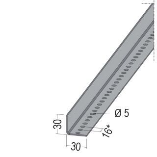 59198 400,0 C5 Kippsicherungswinkel C5 30 x 30 mm Stahl, verzinkt mit Beschichtung