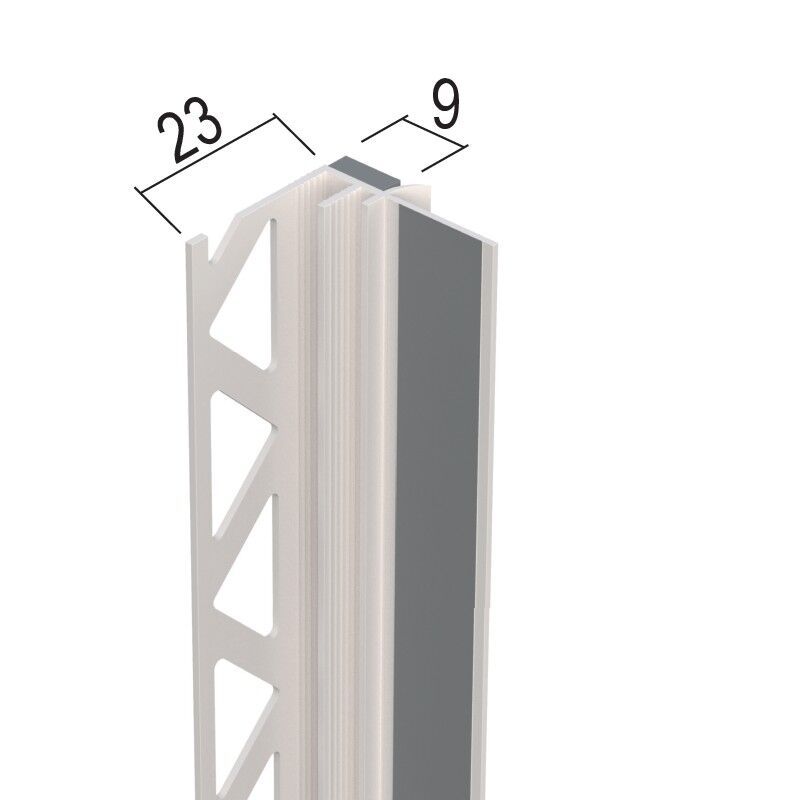 Protektorwerk Anputzdichtleiste mit Schutzlippe für Innen- und Außenputz