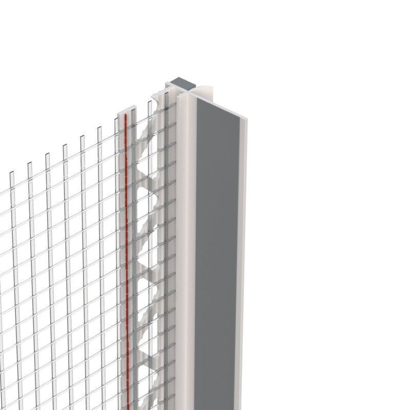Protektorwerk Anputzdichtleiste mit Schutzlippe, Gewebe für WDV-Systeme